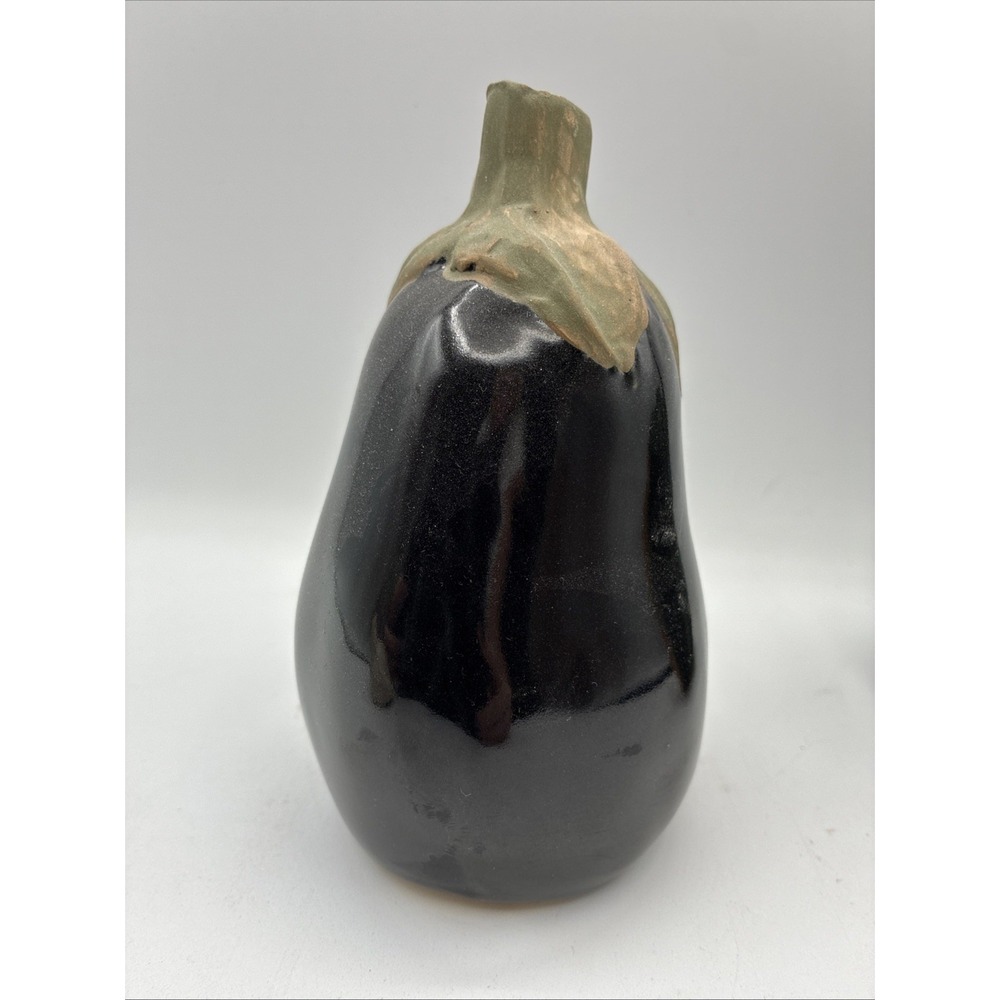 Patricia Garrett Pottery Eggplant Sculpture 1996